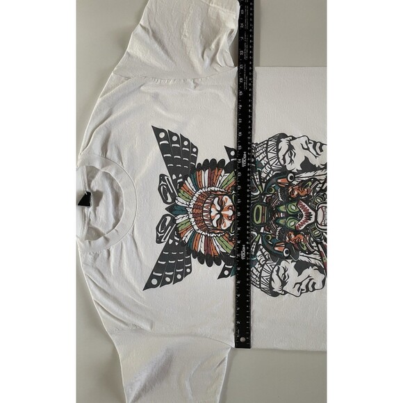 Large Hustle Gang Native American T-Shirt - Picture 7 of 7